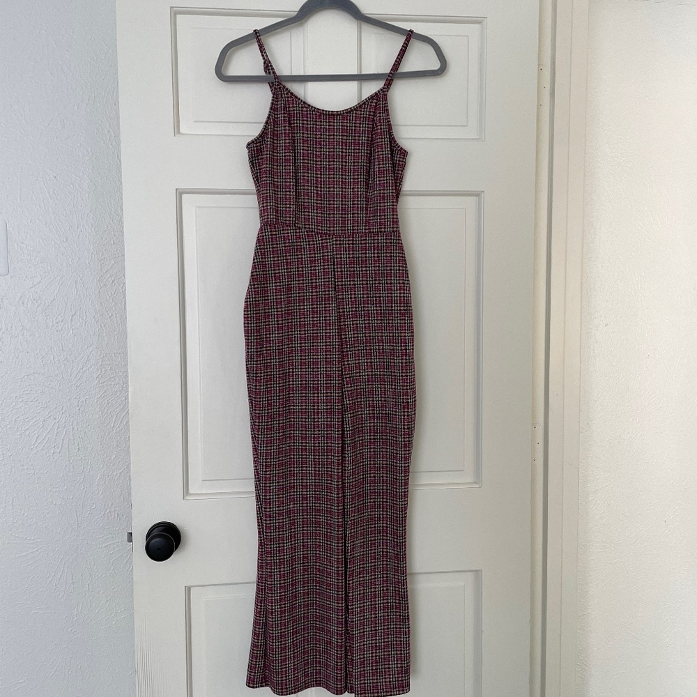 Checkered jumpsuit
